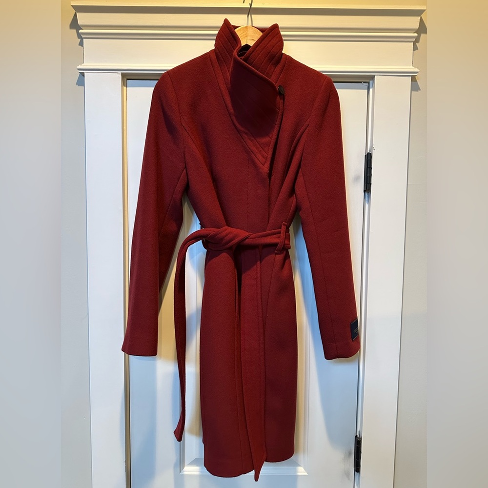Babaton The Connor Long Coat, color red, size M